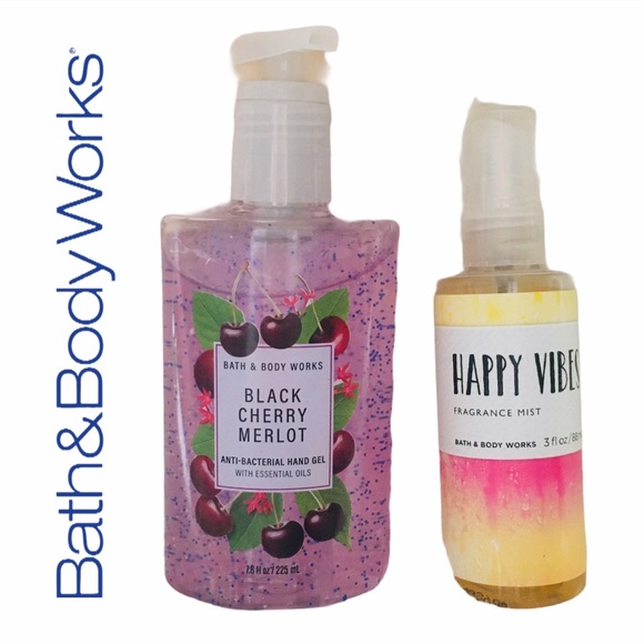 Bath & Body Works Other - BBW BlackCherry Antibacterial gel Happy Vibes Frag